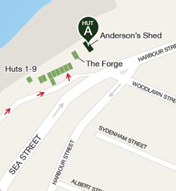 Map to Anderson Shed (click to expand)
